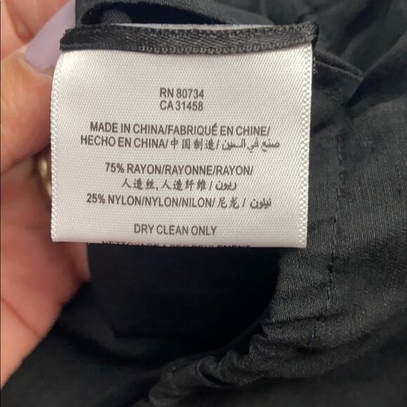 White House Black Market Black Romper size S - Picture 6 of 9